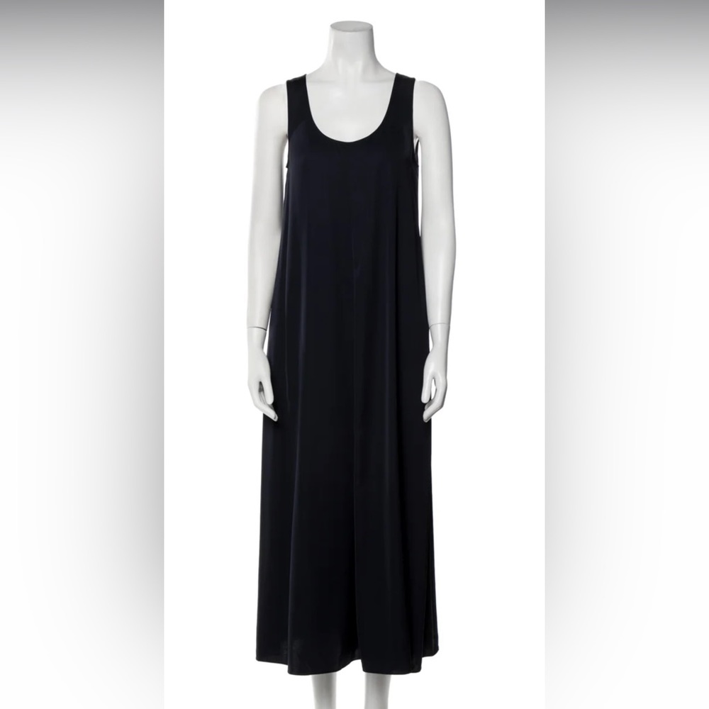 Vince satin maxi dress. Coast blue.